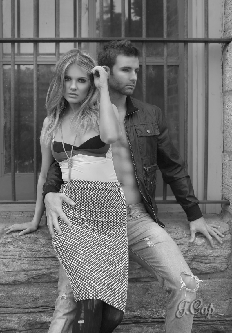 Female and Male model photo shoot of JCap Photography, Fredryck and K Blackburn in Nashville, TN, makeup by Hailee Clark