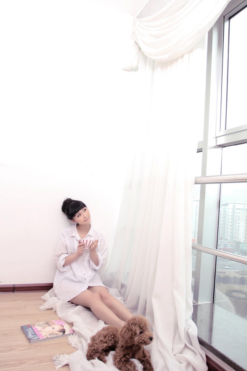 Female model photo shoot of TIAN JIANG