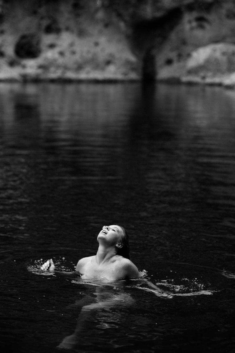 Female model photo shoot of Carly Arnwine in Limestone Canyon, California