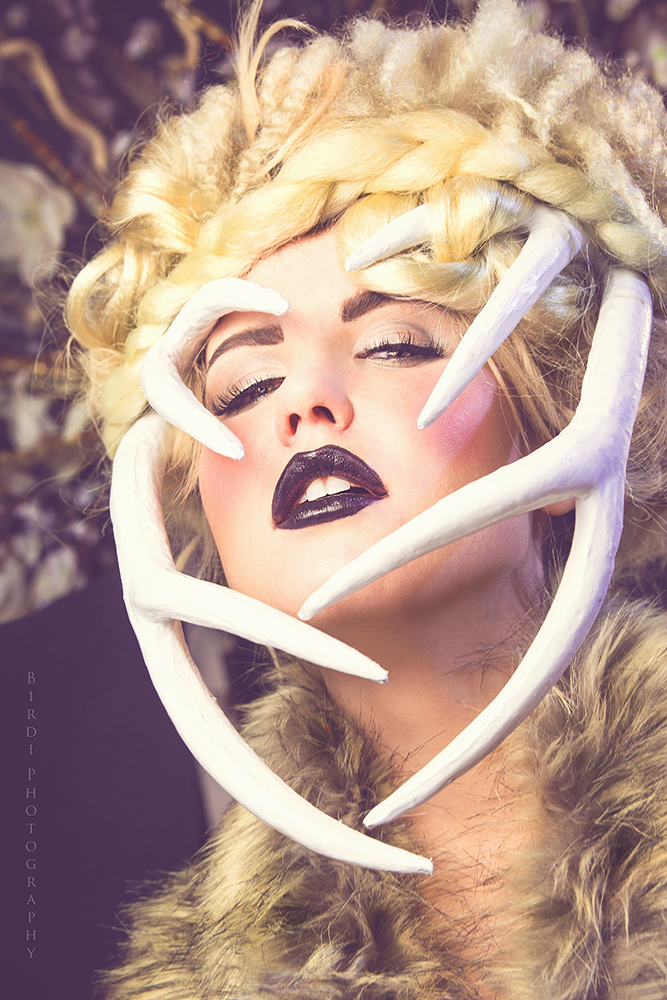 Female model photo shoot of birdi in The Vue, makeup by Carmen Younts 