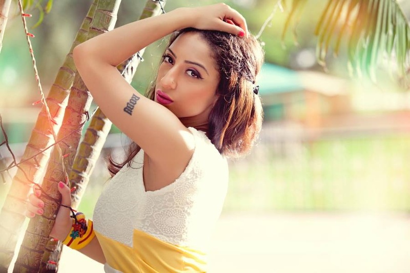 Female model photo shoot of shantidriven in resort outside mumbai