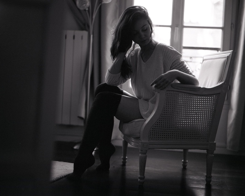 Female model photo shoot of Garance Nicol in Paris