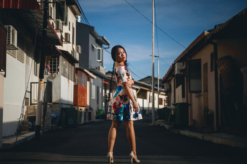 Female model photo shoot of Lissy Tari in Bangsar