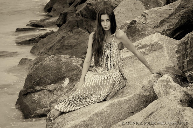 Female model photo shoot of Davina Galovich in South Beach