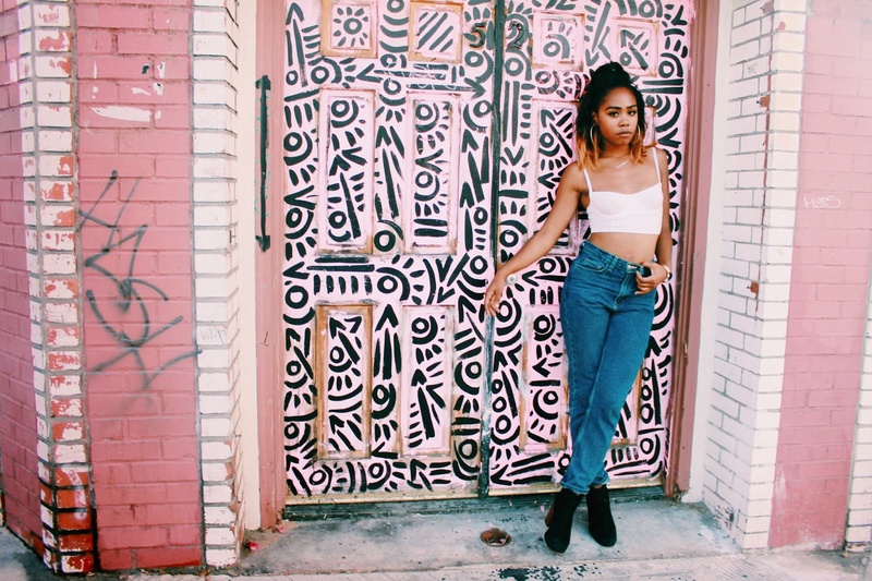 Female model photo shoot of LeighBri in Venice Beach