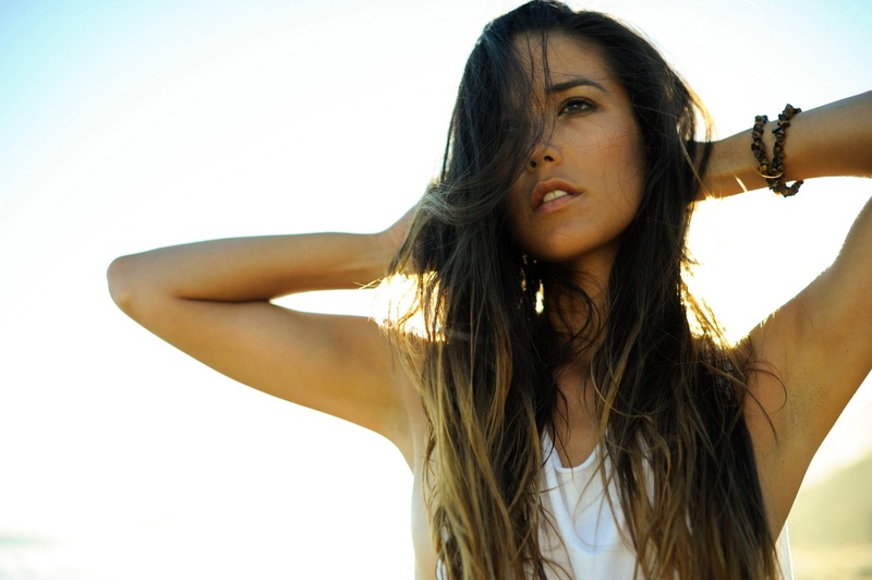 Female model photo shoot of Annie Alvarez in Malibu