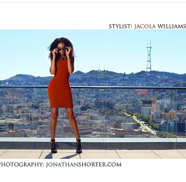 Female model photo shoot of Styles by ColaJai in San Francisco, CA NEMA ROOFTOP