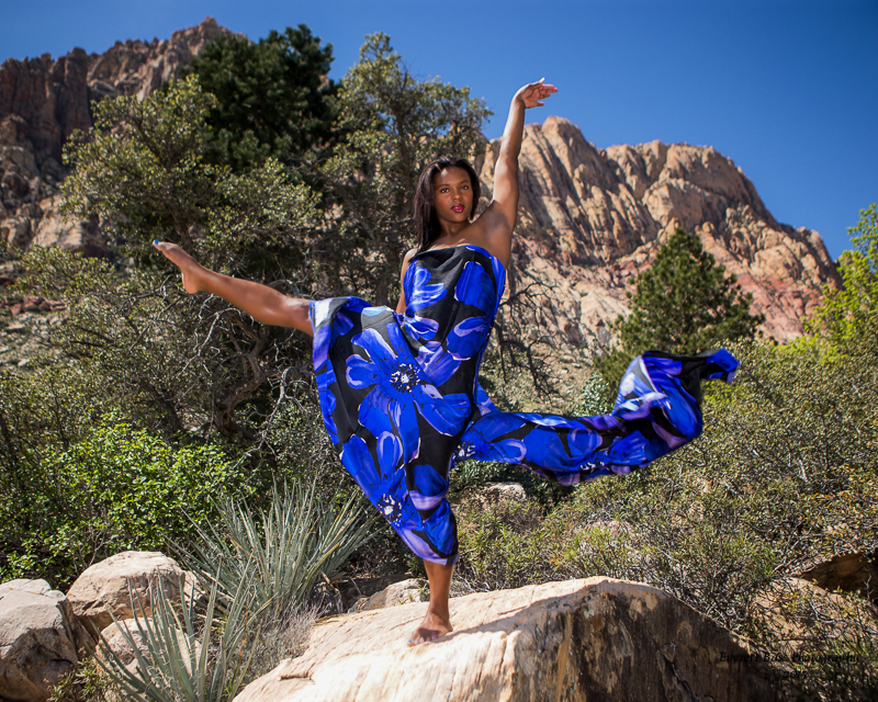 Male and Female model photo shoot of EverettBassPhotography and Monay Angelic in Red Rock Canyon Conserve - Las Vegas, NV