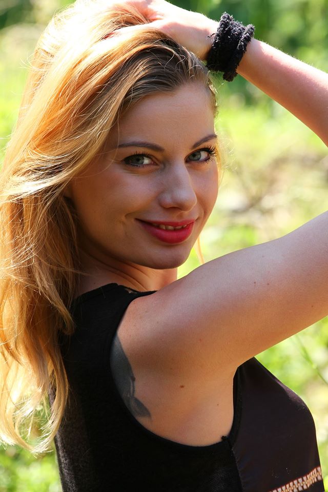 Female model photo shoot of Szilvia Balint