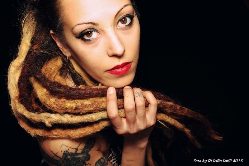 Female model photo shoot of deadline terror