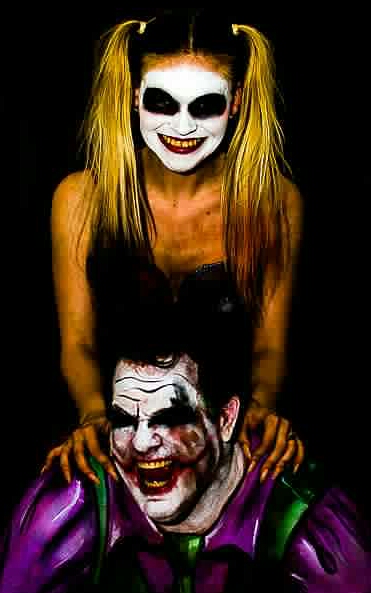 Male and Female model photo shoot of Chaz Taylor 713 and Valentina Benjamin in Houston, body painted by ABC BODY ART