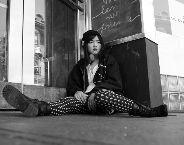Female model photo shoot of MeiCrystal by Yerba Buena Model Photo in San Francisco