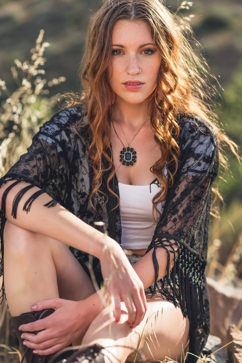 Female model photo shoot of leahfagan by Joshua C Mitchell in Mission Trails, San Diego