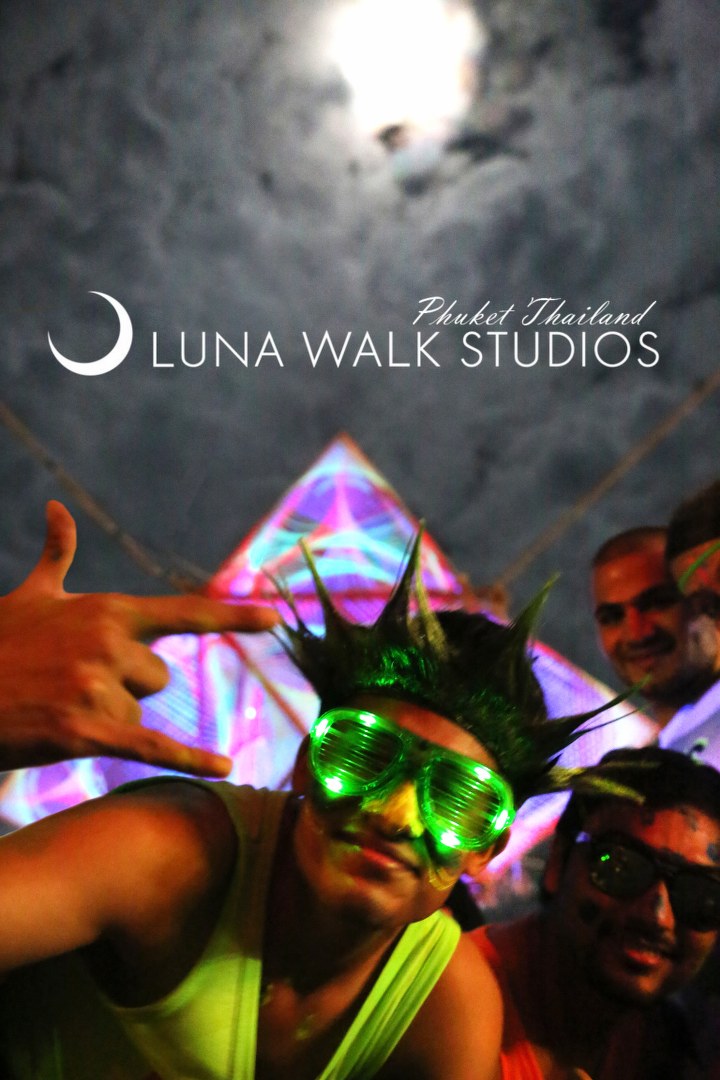 Male model photo shoot of Lunawalkstudios in Full moon party