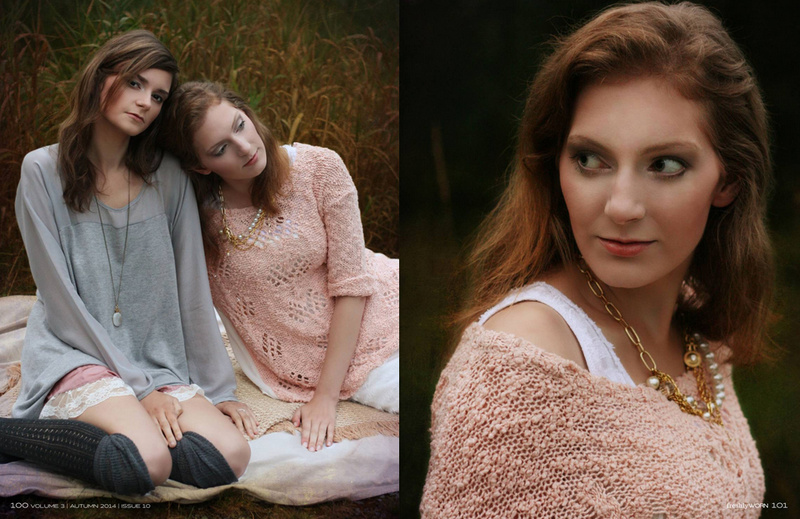 Female model photo shoot of VerenaE, CaraH and Dana T by Nela Subrtova