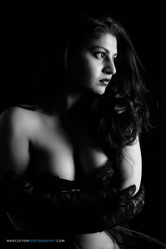 Female model photo shoot of Zarita Haider  by Marc Seyon in NYC