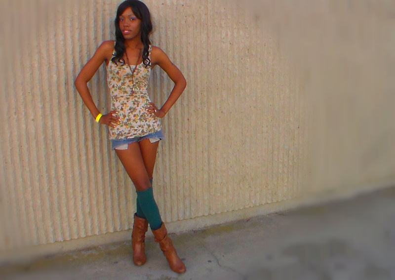Female model photo shoot of Benibonnietta in Downtown Fresno, CA