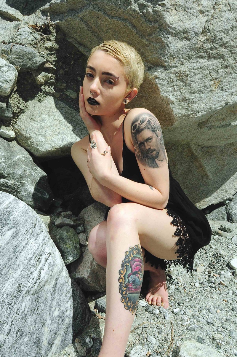Female model photo shoot of rose_bud by Vega Keat Photography in Forest Falls, CA
