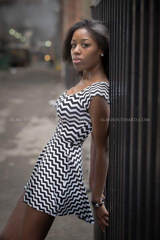 Female model photo shoot of tabria pearson  by A. K. Southard in Downtown Detroit
