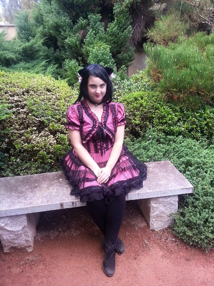 Female model photo shoot of MoonRose in Japanese Gardens Gosford