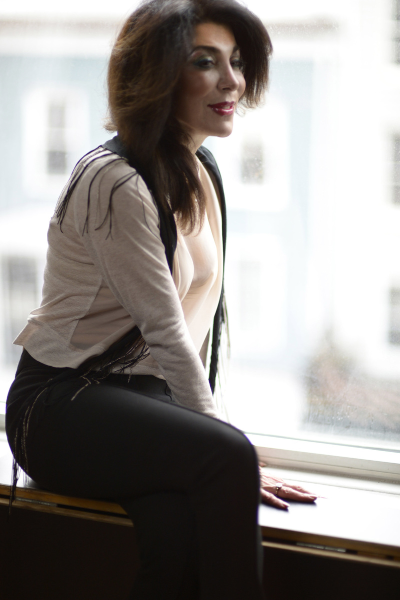 Female model photo shoot of Maia Miriam Nero in Window ledge