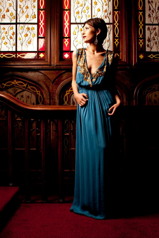 Female model photo shoot of LeanneAherne in Dromoland Castle