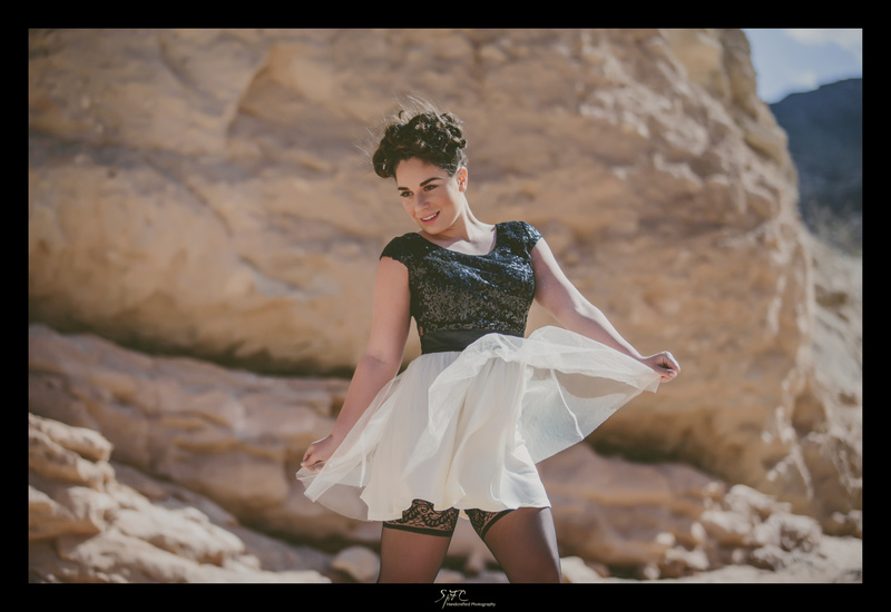 Female model photo shoot of Marinna V in Las Vegas Lake mead