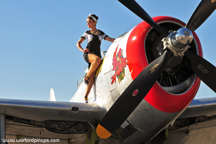 Female model photo shoot of WKJones by Warbird Pinup Girls in Tennessee