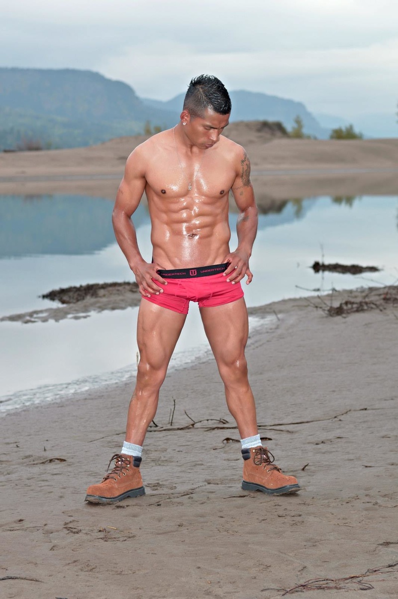 Male model photo shoot of Angel Purhepecha by Mexica in Columbia River, Oregon