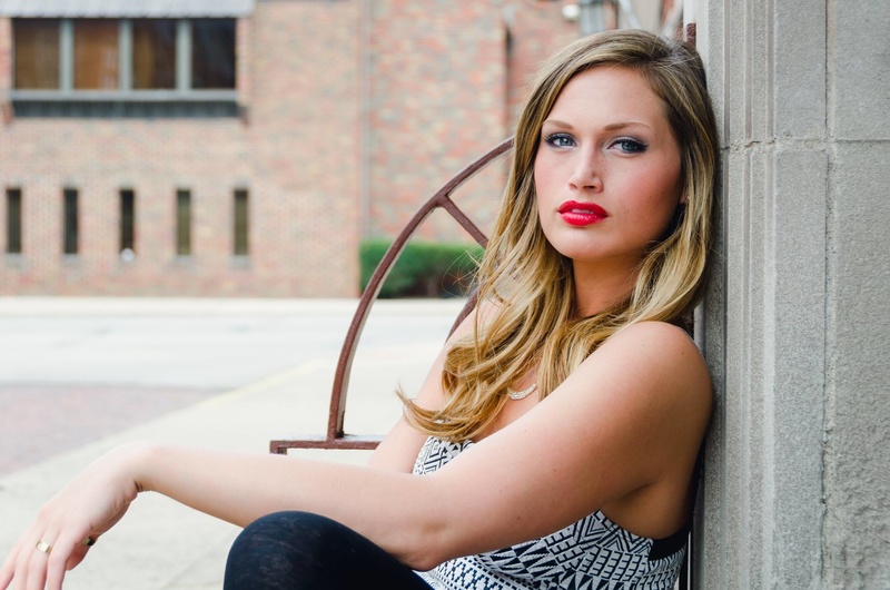 Female model photo shoot of Jessie Lane in Downtown Marion, IN
