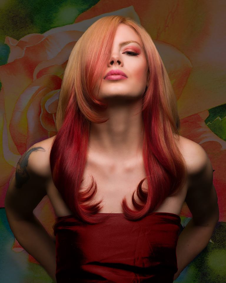 Female model photo shoot of Crystal Stewart -Model in Pulse Hair Salon