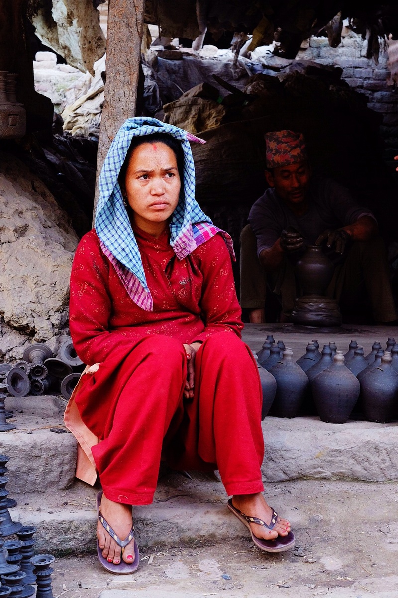 Female model photo shoot of JadeDanielleSmith in nepal