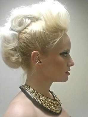 Female model photo shoot of Misty Deupree in Hair & Makeup: Misty Deupree