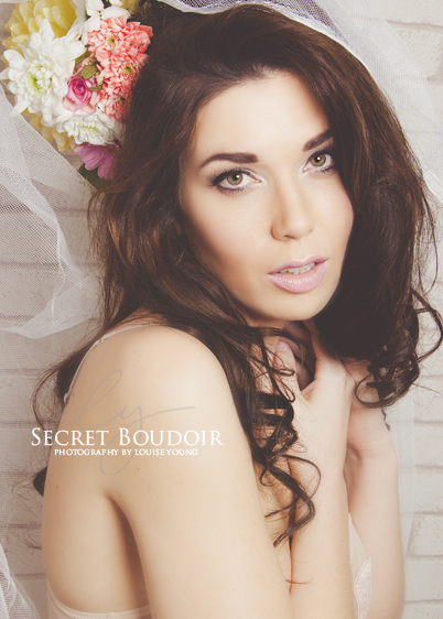 Female model photo shoot of Louise Young and Vicky Burns in Secret Boudoir Studio