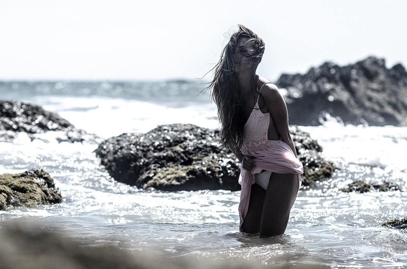 Female model photo shoot of HeatherLindsayScotland by CityofTroy Photography in Malibu, CA