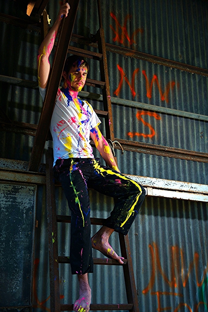 Male model photo shoot of Sharp_Holland by BJ-Miller in Abandoned Warehouse in North Dallas