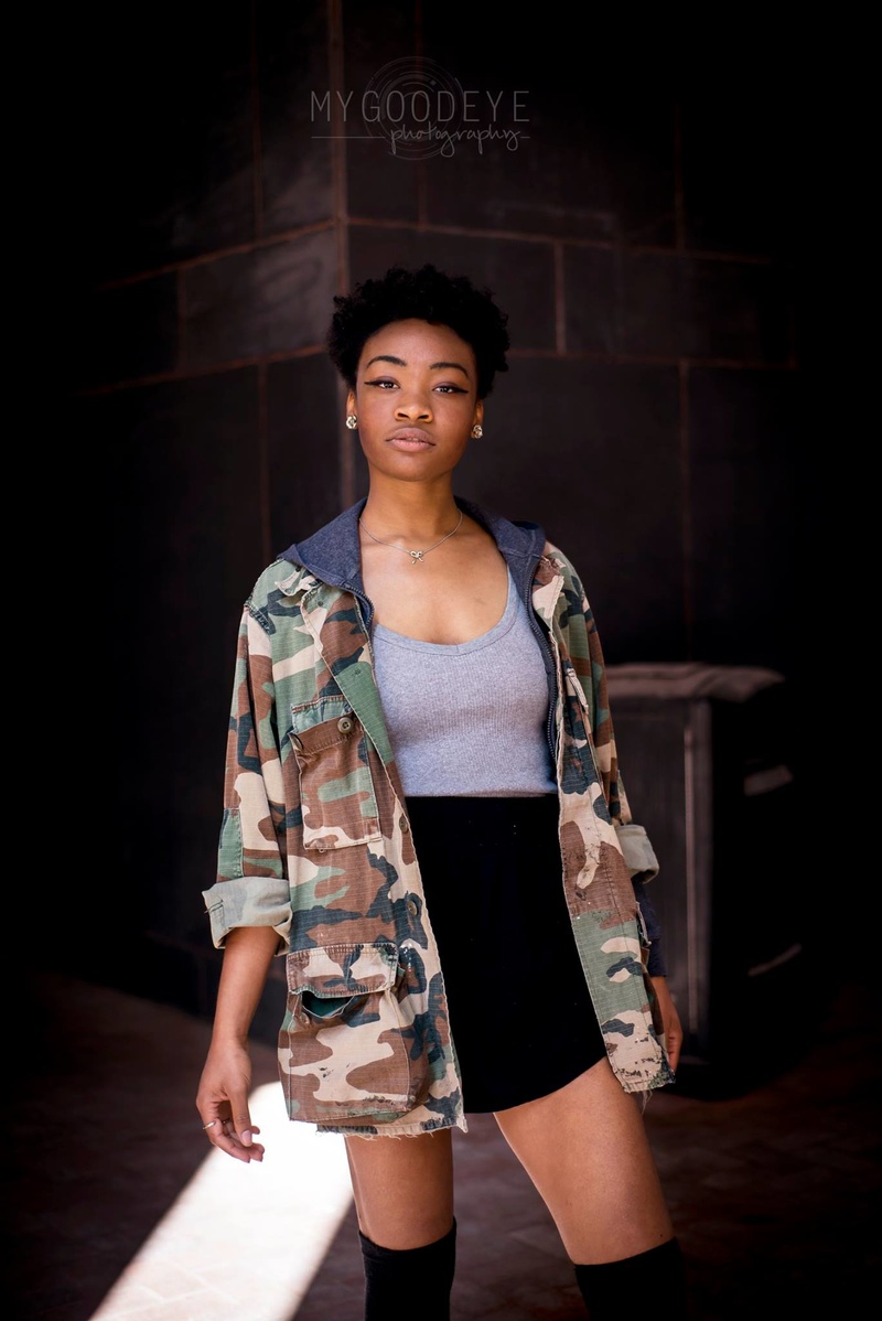 Female model photo shoot of Danielle Charyce Smart by MyGoodEye Photography