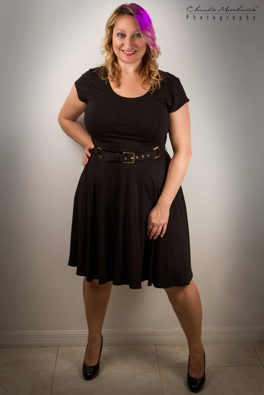 Female model photo shoot of Curvy Krista by Claudio Mankevich