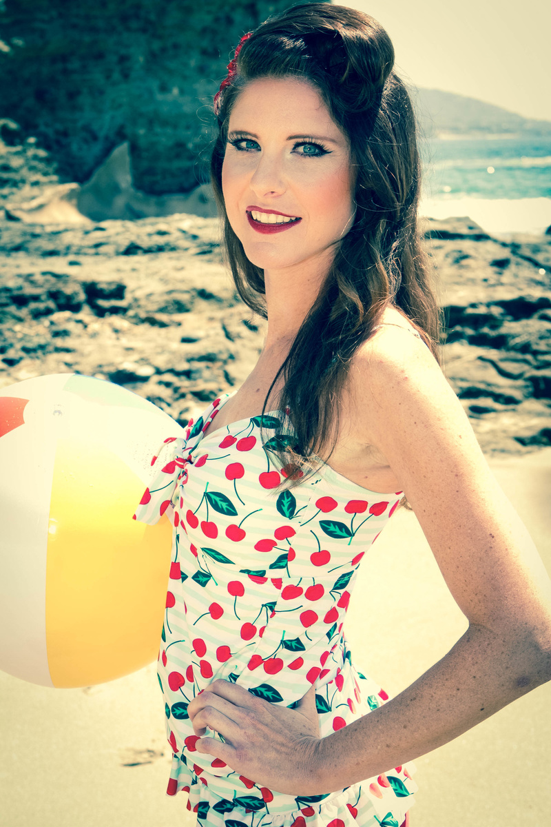 Female model photo shoot of Crystal Nichole H in Laguna Beach, CA