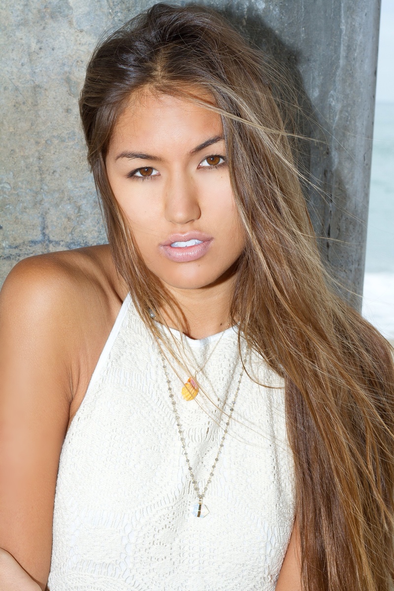 Female model photo shoot of Danielle Fisser in Huntington Beach Pier