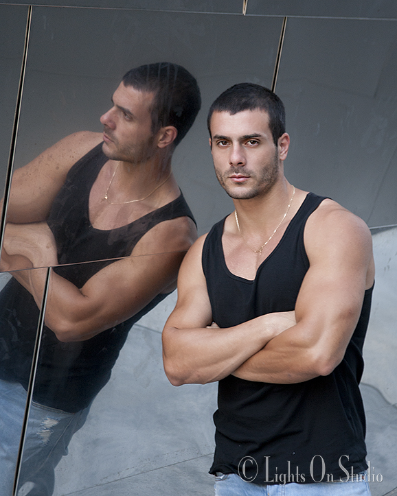 Male model photo shoot of Lights On Studio and Orestis Papapetrou