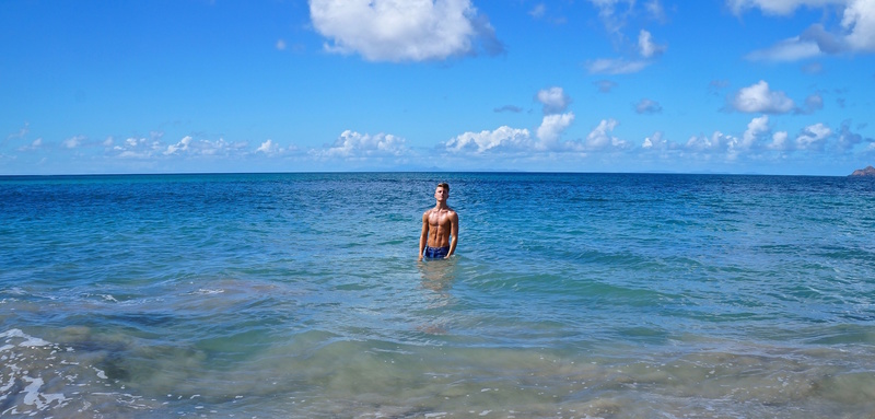 Male model photo shoot of Josh Weston in St. Lucia