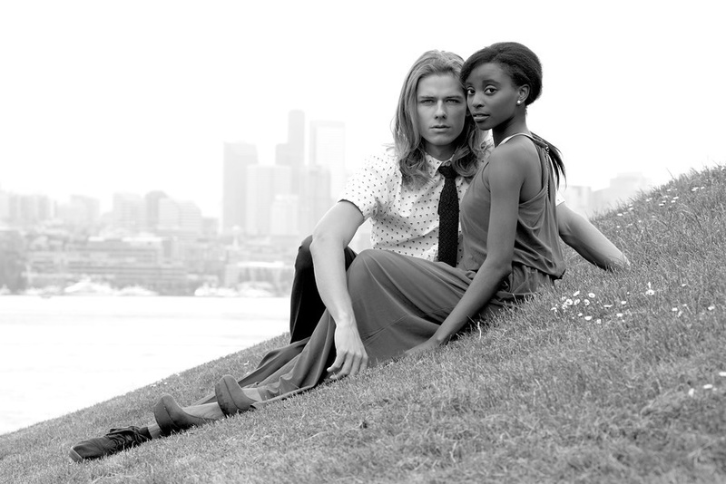 Male and Female model photo shoot of Evergreen  Photography and Kesharra Weston in Just outside the Emerald City at Gasworks