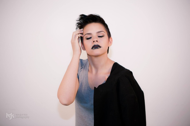Female model photo shoot of Elizabeth Malatare in Tint School Seattle, WA, makeup by Jina Artistry