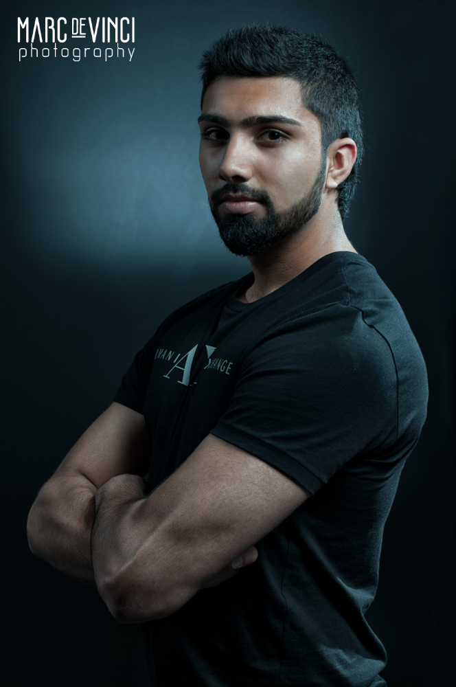 Male model photo shoot of Bilal Mazhar by Marc De Vinci