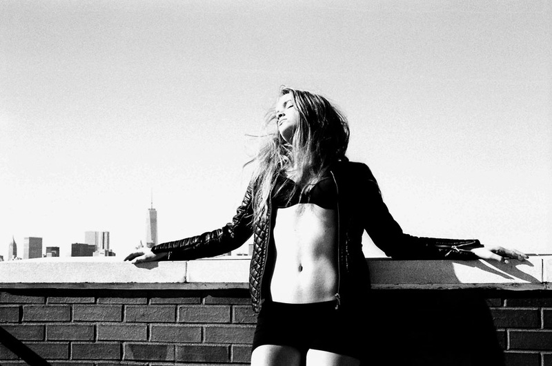 Female model photo shoot of Eline van den Bergh in NYC