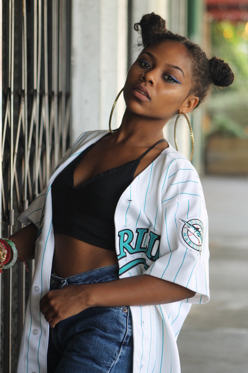 Female model photo shoot of Charle Layluscious Jay in Oakland