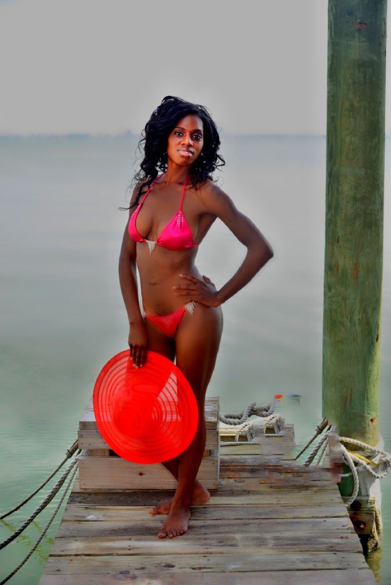 Female model photo shoot of Latashe Luv in st. pete. beach