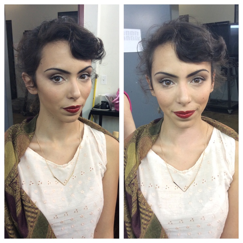 Female model photo shoot of GraceBalsamo in Cinema Makeup School