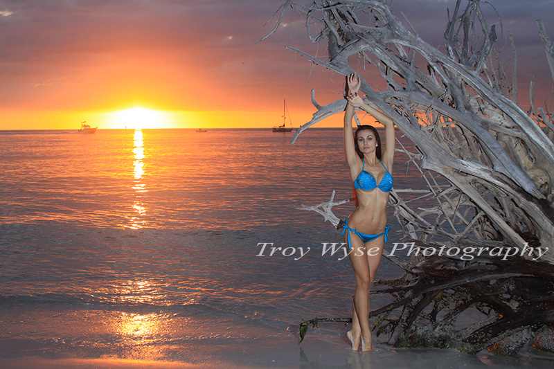 Male and Female model photo shoot of Troy Wyse Photography and Christina Alessia in Sarasota